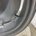 10"W x 38"D, Case IH Silver Mist 8-Hole Rim with Clamp/U-Clamp