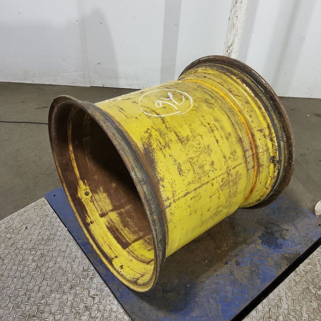 25"W x 26"D, John Deere Yellow 8-Hole Flat Plate