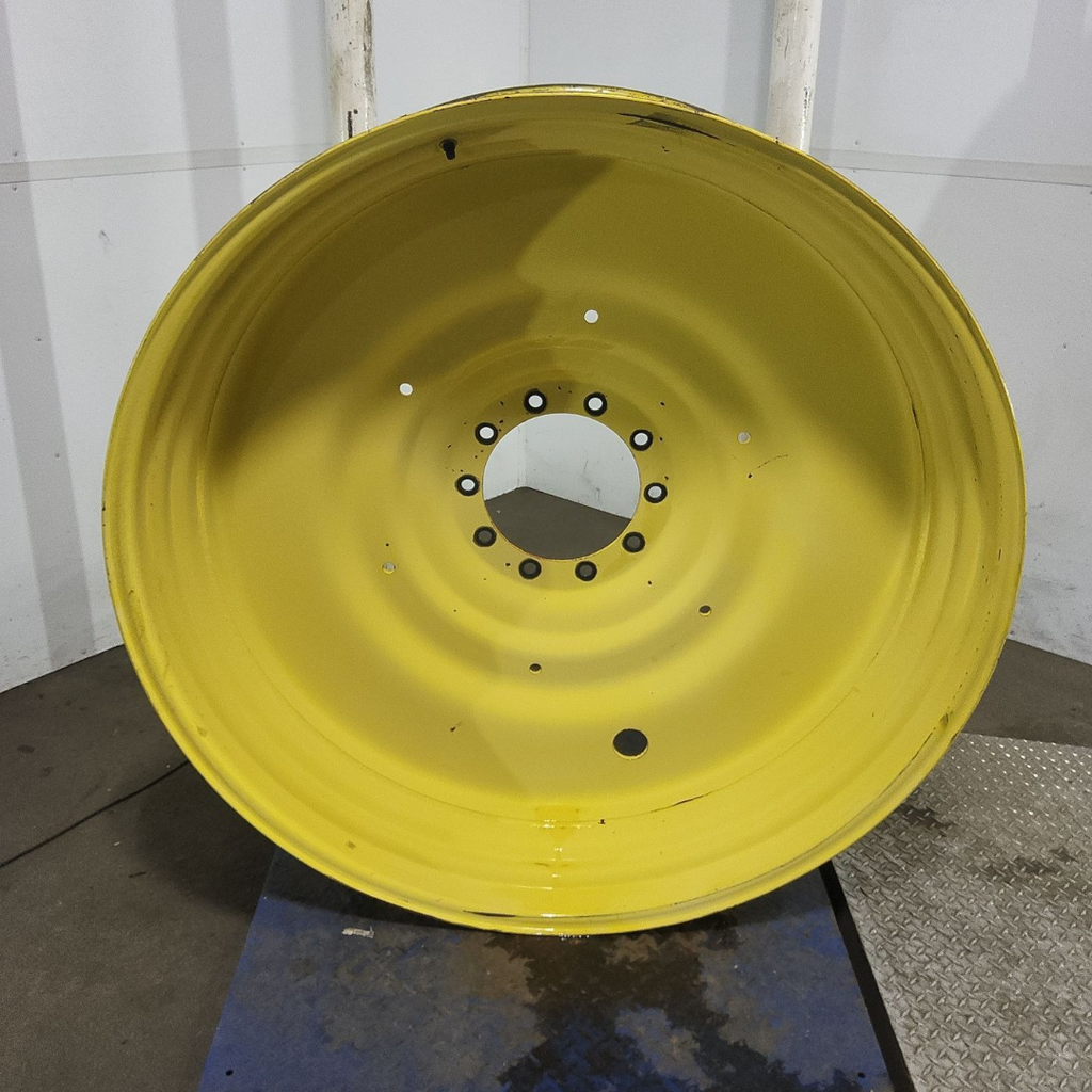 15"W x 50"D, John Deere Yellow 10-Hole Formed Plate