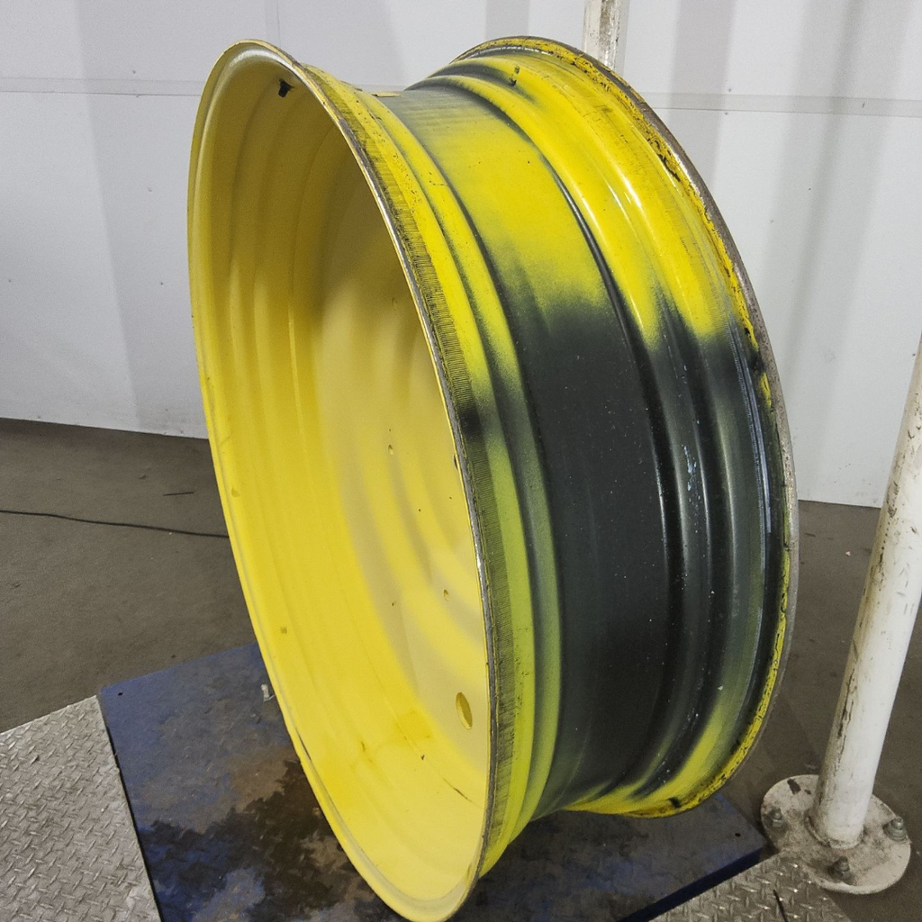 15"W x 50"D, John Deere Yellow 10-Hole Formed Plate