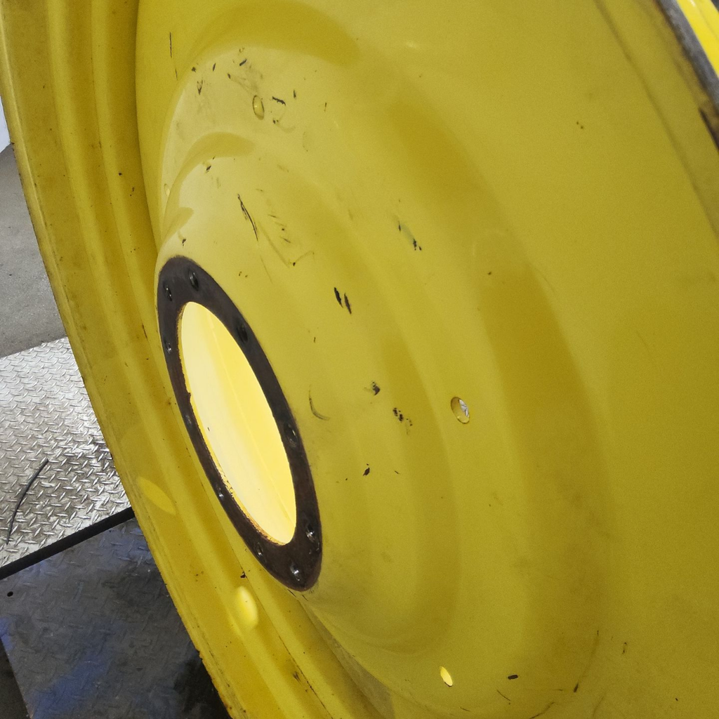 15"W x 50"D, John Deere Yellow 10-Hole Formed Plate