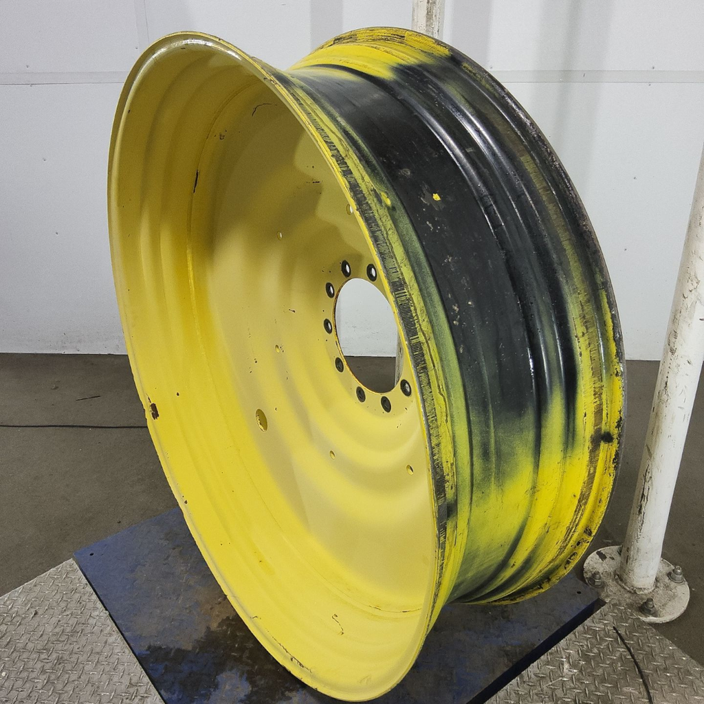 15"W x 50"D, John Deere Yellow 10-Hole Formed Plate