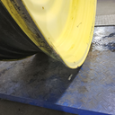 15"W x 50"D, John Deere Yellow 10-Hole Formed Plate