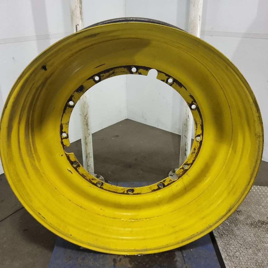 15"W x 50"D, John Deere Yellow 12-Hole Stub Disc