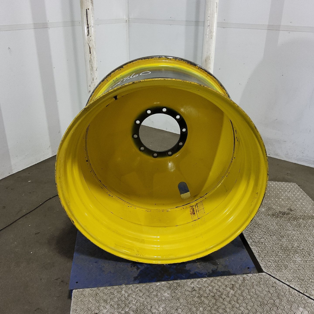 23"W x 38"D, John Deere Yellow 10-Hole Dolly Dual