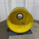 23"W x 38"D, John Deere Yellow 10-Hole Dolly Dual