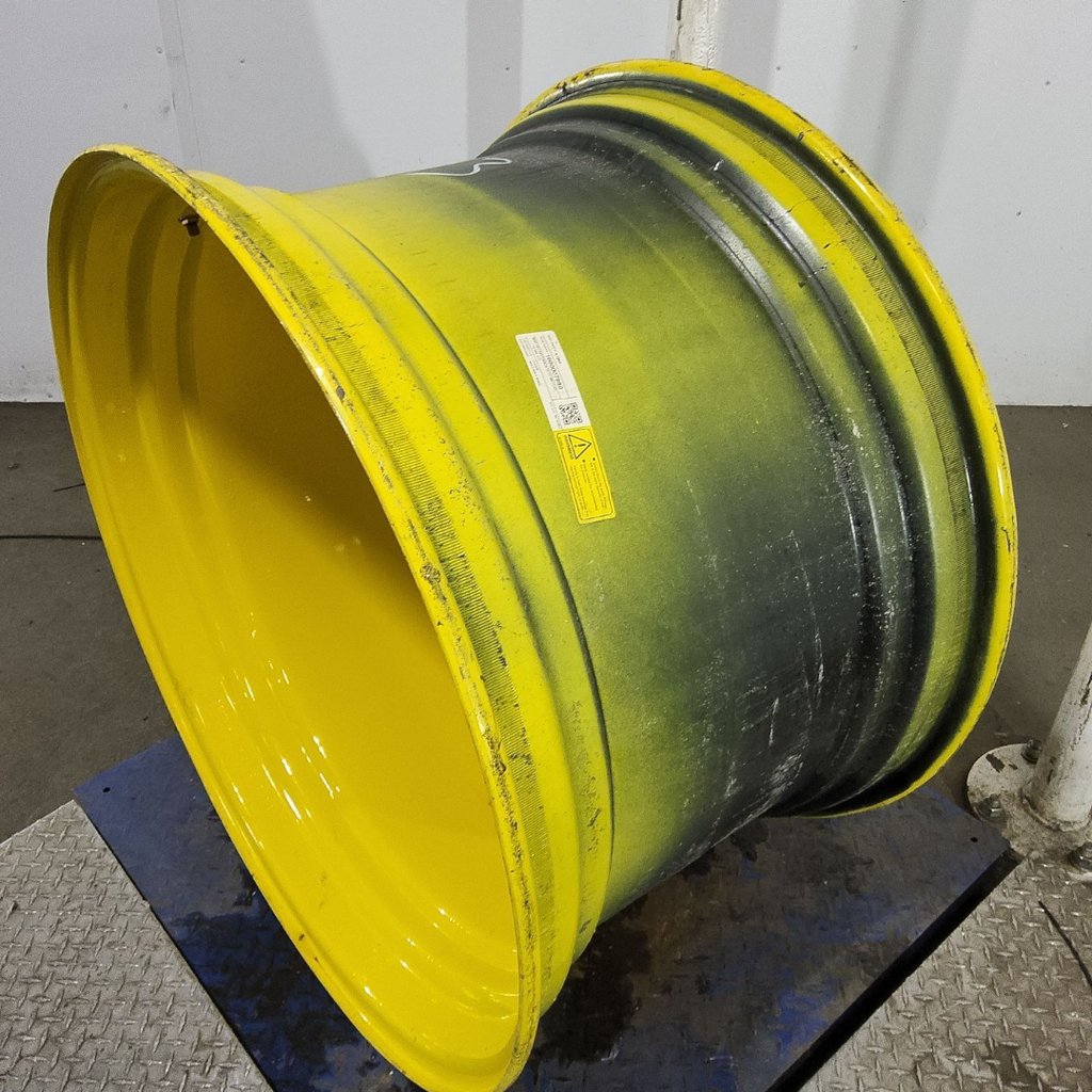 23"W x 38"D, John Deere Yellow 10-Hole Dolly Dual