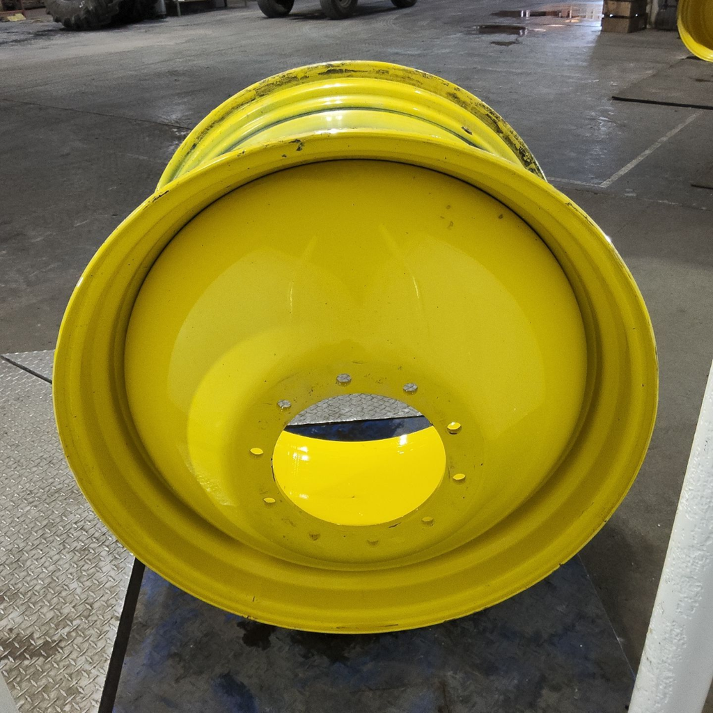 23"W x 38"D, John Deere Yellow 10-Hole Dolly Dual