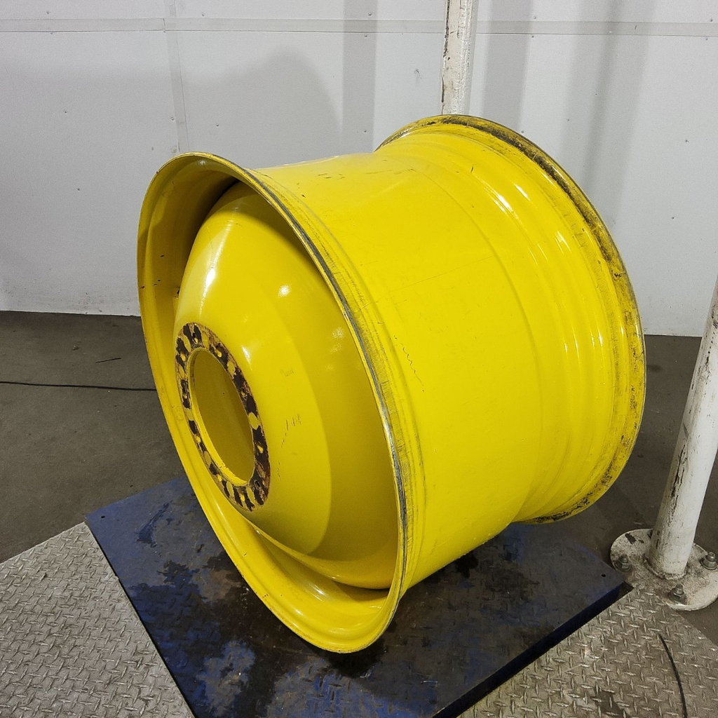 23"W x 38"D, John Deere Yellow 10-Hole Dolly Dual