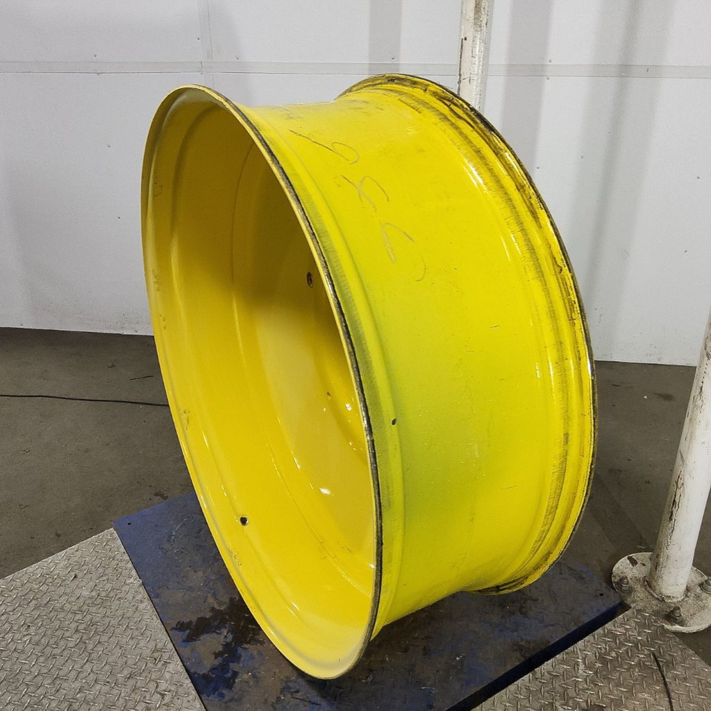 16"W x 46"D, John Deere Yellow 10-Hole Formed Plate , 8.38" Offset