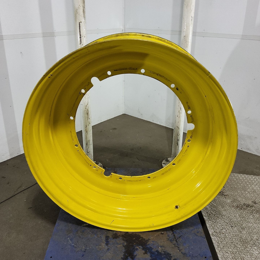 16"W x 46"D, John Deere Yellow 12-Hole Stub Disc , -3.38" Offset