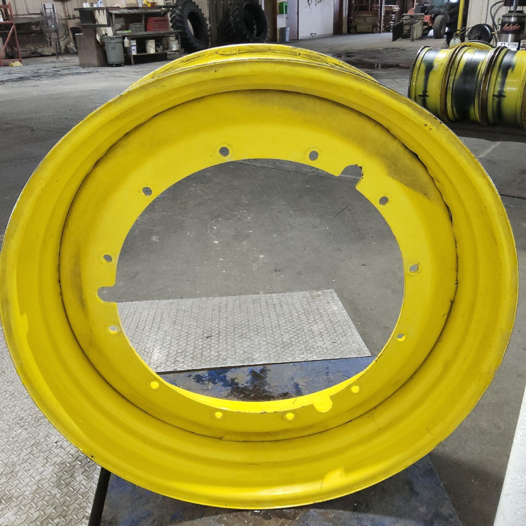 16"W x 46"D, John Deere Yellow 12-Hole Stub Disc , -3.38" Offset