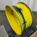 15"W x 34"D, John Deere Yellow 12-Hole Waffle Wheel (Groups of 3 bolts) , 7.88" Offset