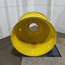 25"W x 38"D, John Deere Yellow 10-Hole Straddle Dual - Inside Main , -17.25" Offset