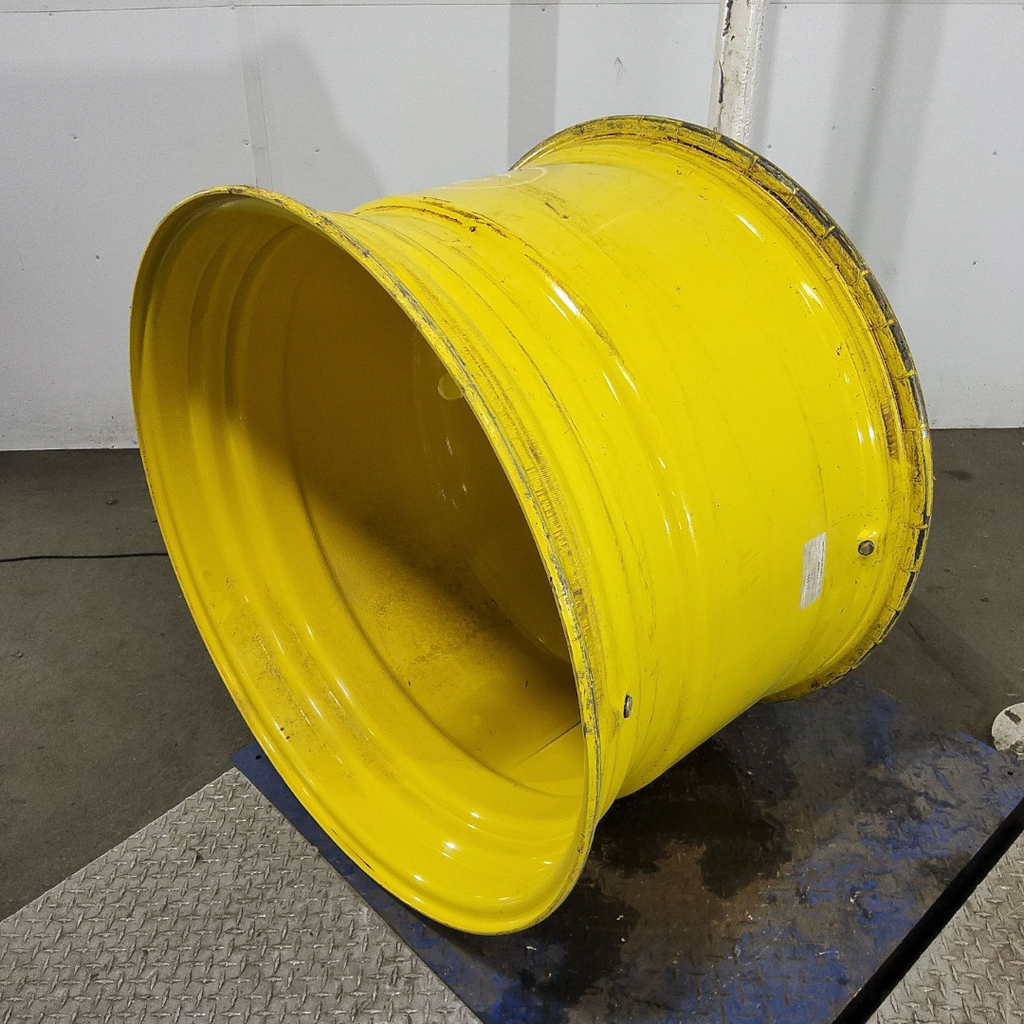 25"W x 38"D, John Deere Yellow 10-Hole Straddle Dual - Inside Main , -17.25" Offset