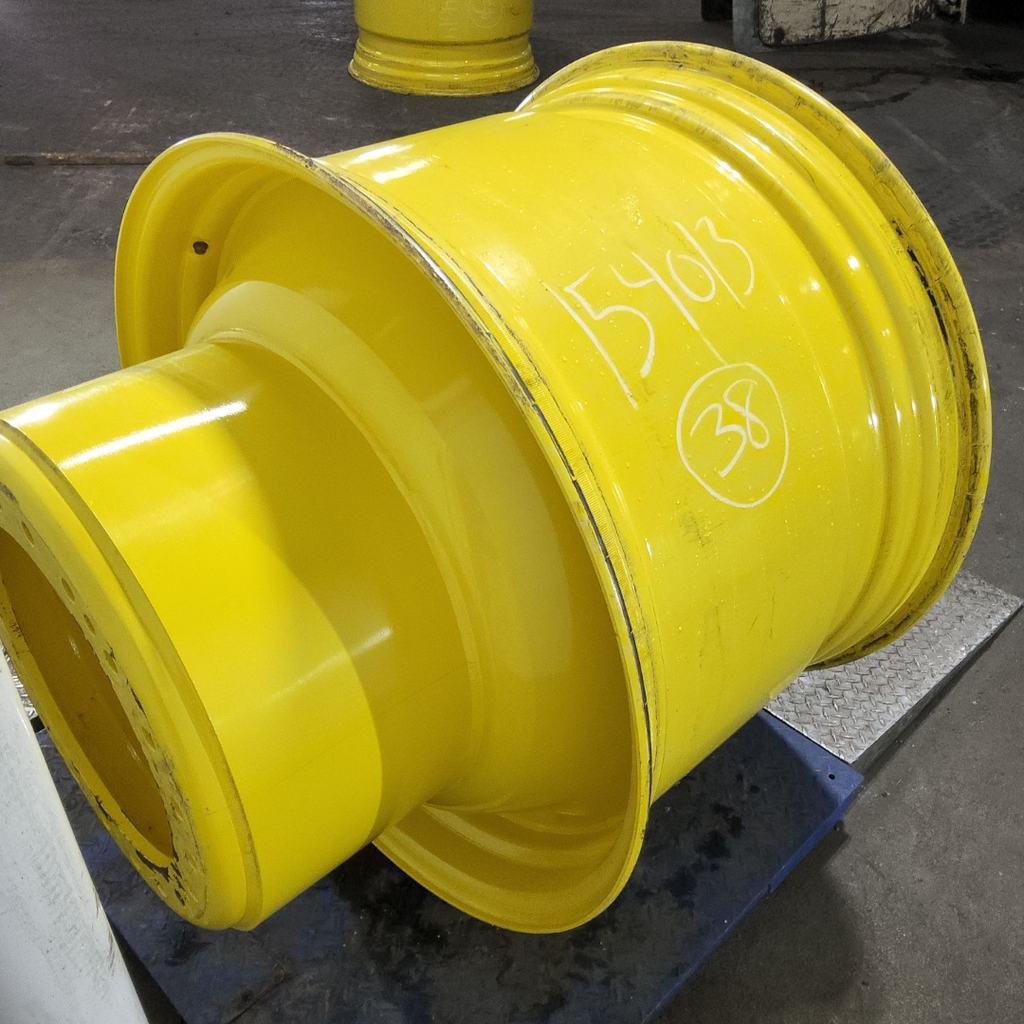 25"W x 38"D, John Deere Yellow 20-Hole XHD Straddle Dual - Outside Dual , -26.38" Offset