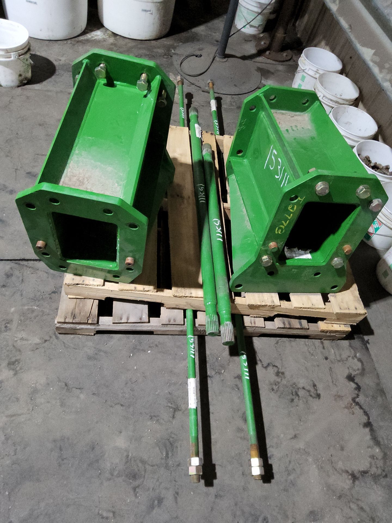 23.5"L Combine Frame Extension for Combine "S" Series ("D"22/22 spline drive shafts), John Deere Green, John Deere Green