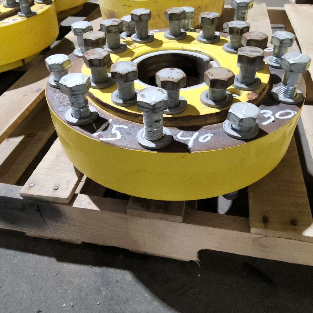 10-Hole Wedg-Lok OE Style, 4.72" (120.02mm) axle, John Deere Yellow