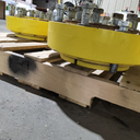 10-Hole Wedg-Lok OE Style, 4.72" (120.02mm) axle, John Deere Yellow
