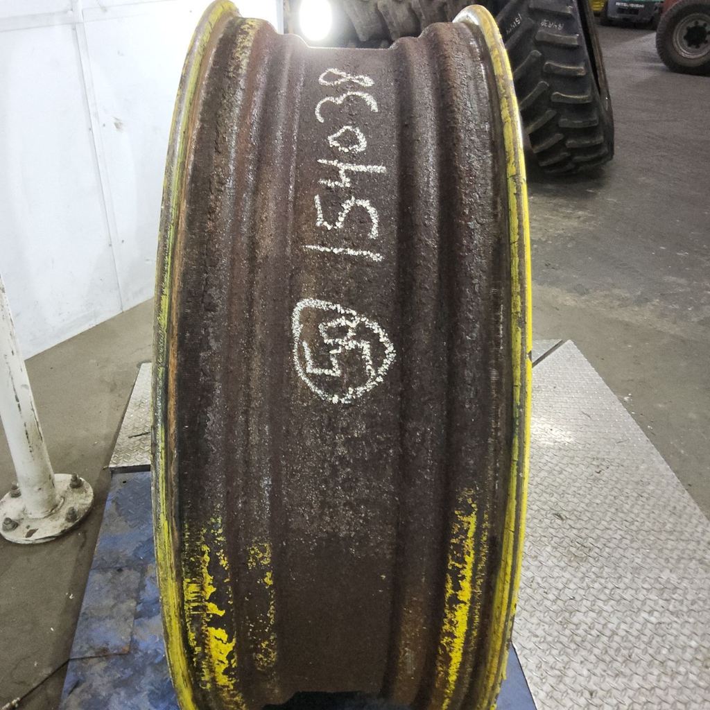 15"W x 50"D, John Deere Yellow 12-Hole Stub Disc , 7.88" Offset