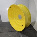 15"W x 50"D, John Deere Yellow 10-Hole Formed Plate , -6.88" Offset