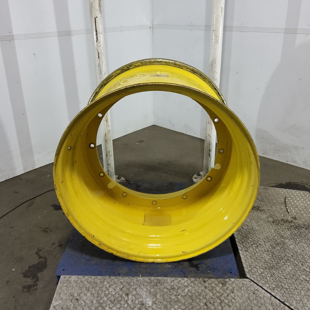 25"W x 38"D, John Deere Yellow 12-Hole Stub Disc , -4.5" Offset