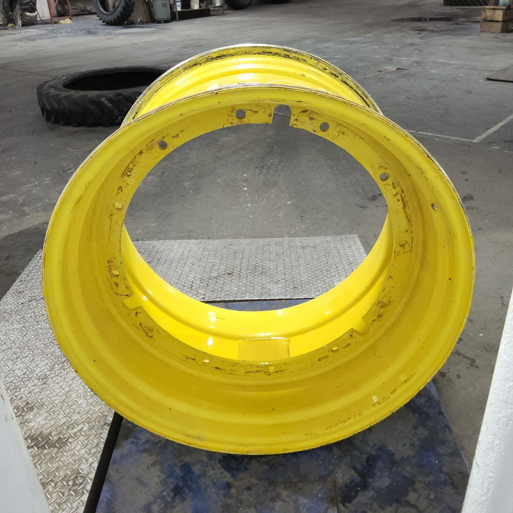 25"W x 38"D, John Deere Yellow 12-Hole Stub Disc , -4.5" Offset