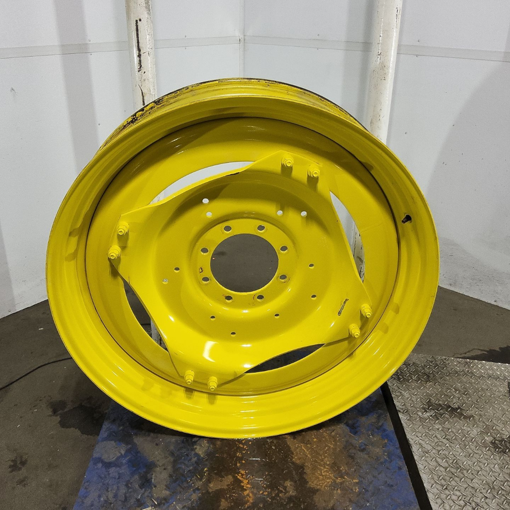 10"W x 42"D, John Deere Yellow 8-Hole Stub Disc (groups of 2 bolts) , 1.81" Offset