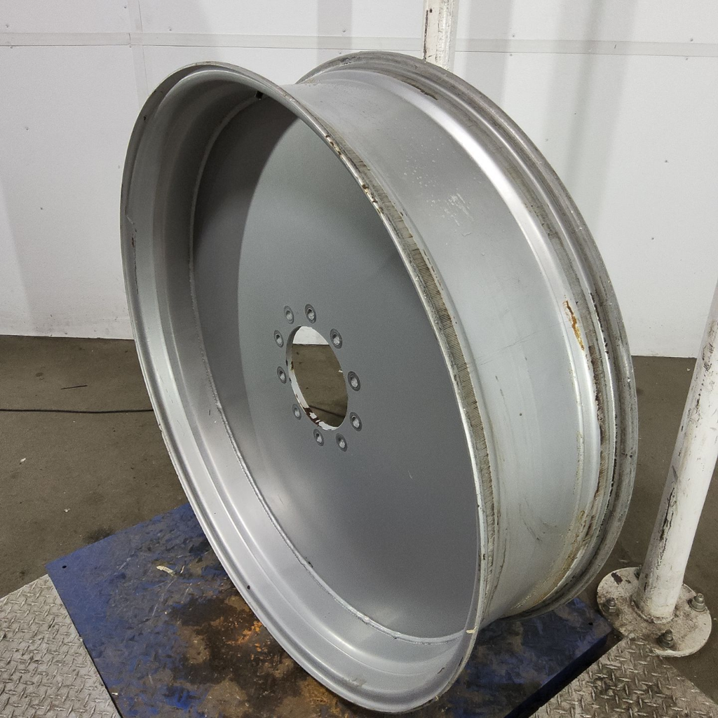 12"W x 46"D, Case IH Silver Mist 10-Hole Spun Disc , 0.12" Offset