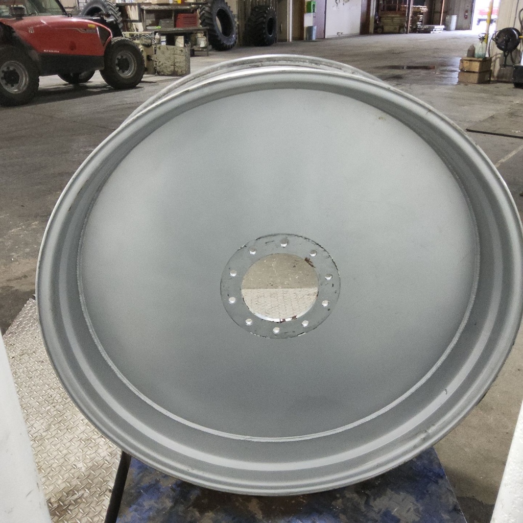 12"W x 46"D, Case IH Silver Mist 10-Hole Spun Disc , 0.12" Offset
