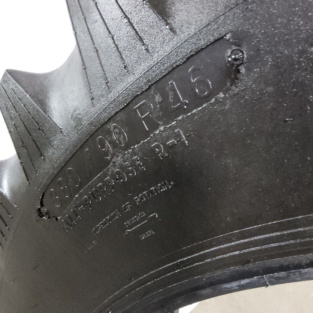 380/90R46 Titan Farm Hi Traction Lug Radial R-1 168B 85%