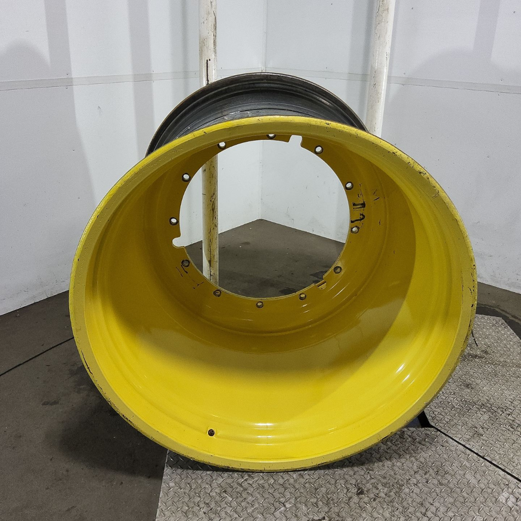 44"W x 46"D, John Deere Yellow 12-Hole Stub Disc , -9.5" Offset