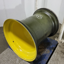 38"W x 32"D, John Deere Yellow 12-Hole Formed Plate , -11.38" Offset