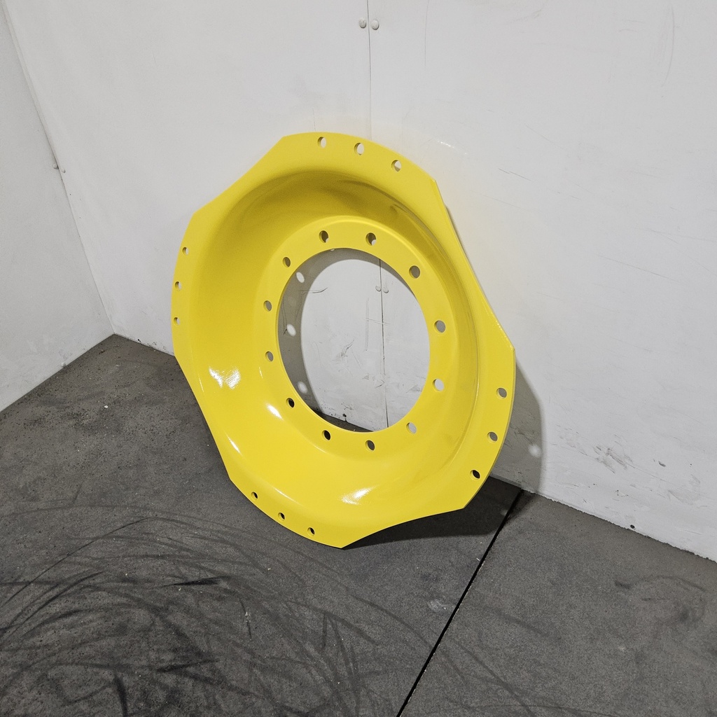 12-Hole Waffle Wheel (Groups of 3 bolts) Center for 34" Rim, John Deere Yellow