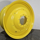 20"W x 42"D, John Deere Yellow 10-Hole Formed Plate , -12.25" Offset