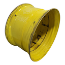 23"W x 38"D, John Deere Yellow 10-Hole Straddle Dual - Inside Main , -16.88" Offset
