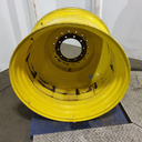 23"W x 38"D, John Deere Yellow 10-Hole Straddle Dual - Inside Main , -16.88" Offset