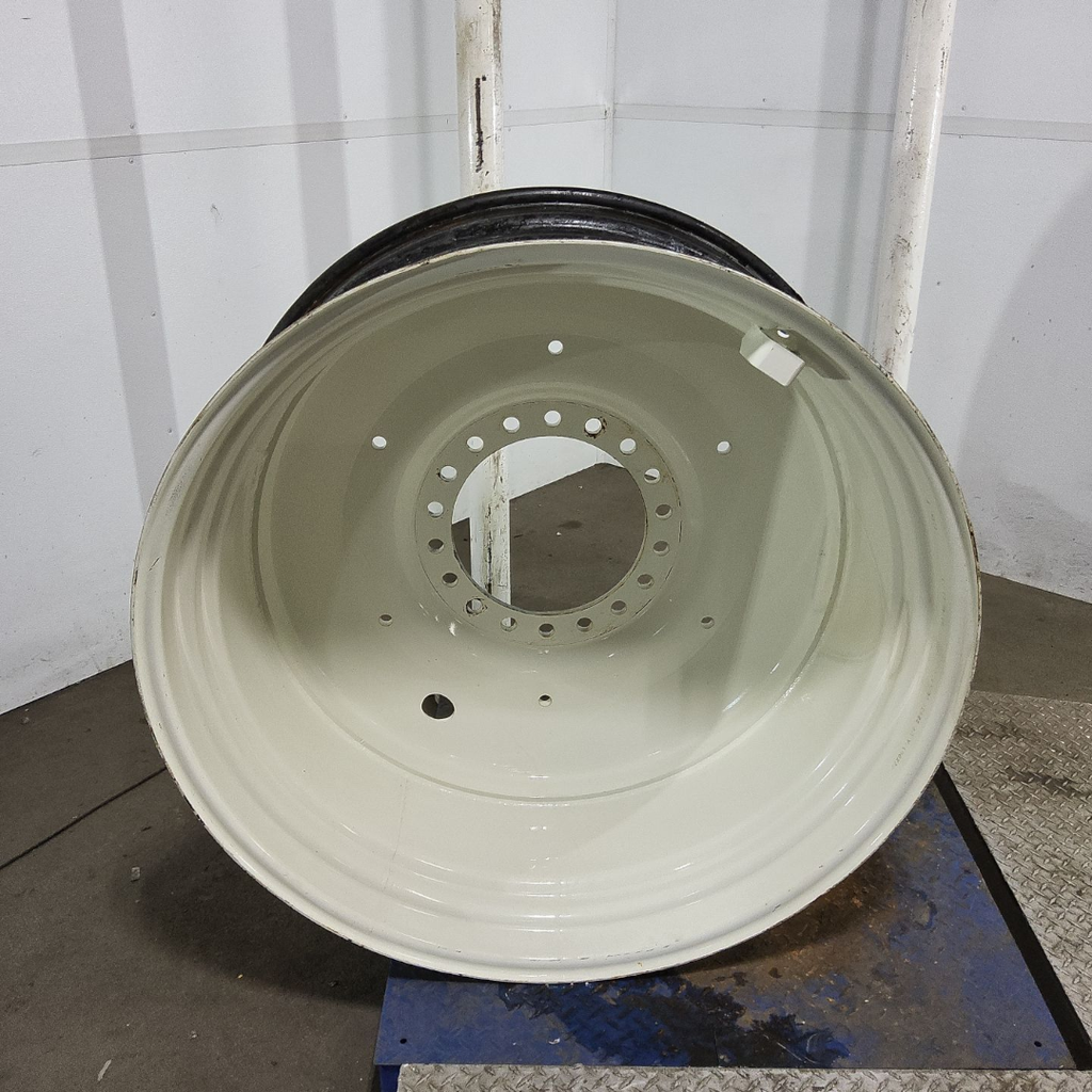 18"W x 42"D, New Holland White 18-Hole Formed Plate , -8.62" Offset