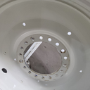 18"W x 42"D, New Holland White 18-Hole Formed Plate , -8.62" Offset