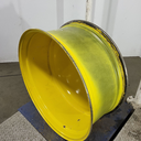 16"W x 38"D, John Deere Yellow 10-Hole Dolly Dual , -15.12" Offset