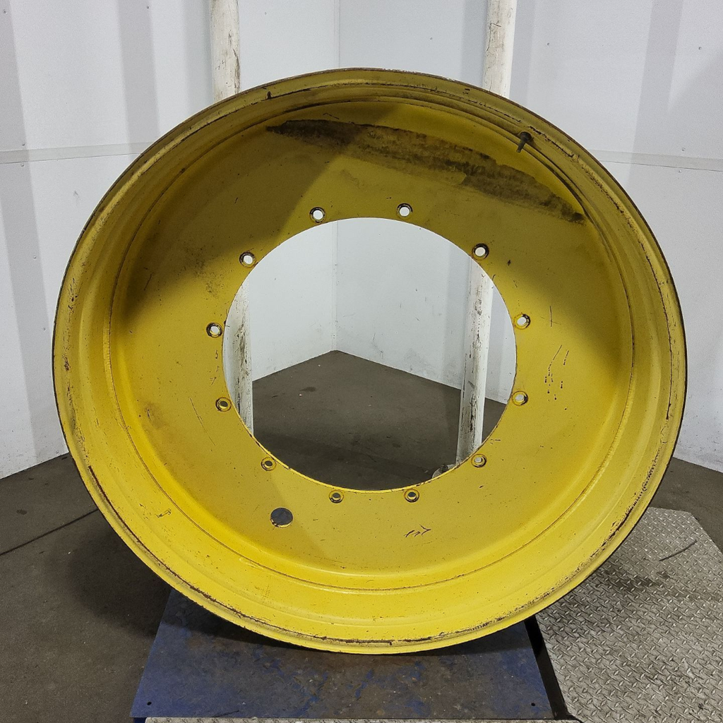 12"W x 54"D, John Deere Yellow 12-Hole Stub Disc , -3.38" Offset