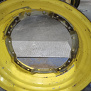 13"W x 30"D, John Deere Yellow 8-Hole Waffle Wheel (Groups of 2 bolts) , 6.88" Offset