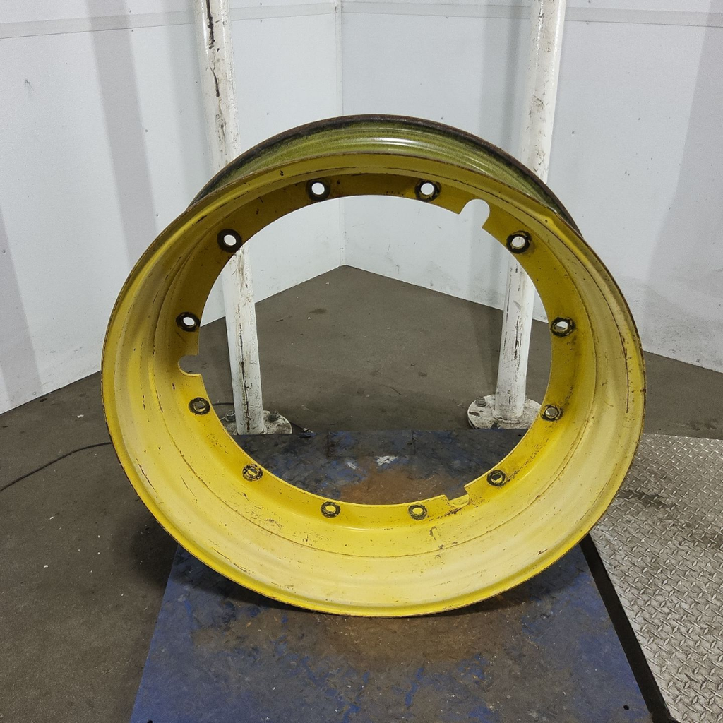 12"W x 38"D, John Deere Yellow 12-Hole Stub Disc , 1.88" Offset