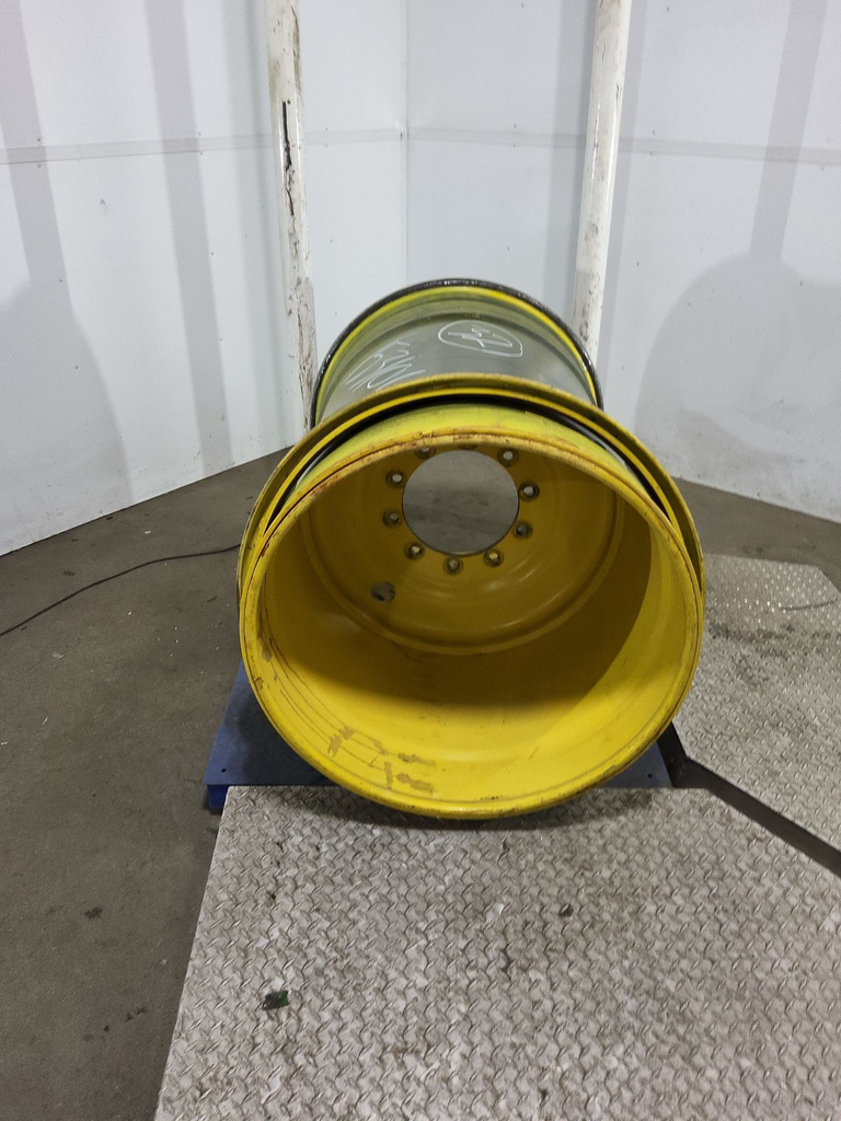 44"W x 32"D, John Deere Yellow 10-Hole 3 Piece Formed Plate , -2.12" Offset