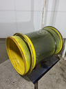 44"W x 32"D, John Deere Yellow 10-Hole 3 Piece Formed Plate , -2.12" Offset