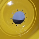 27"W x 32"D, John Deere Yellow 10-Hole Formed Plate , 2.62" Offset