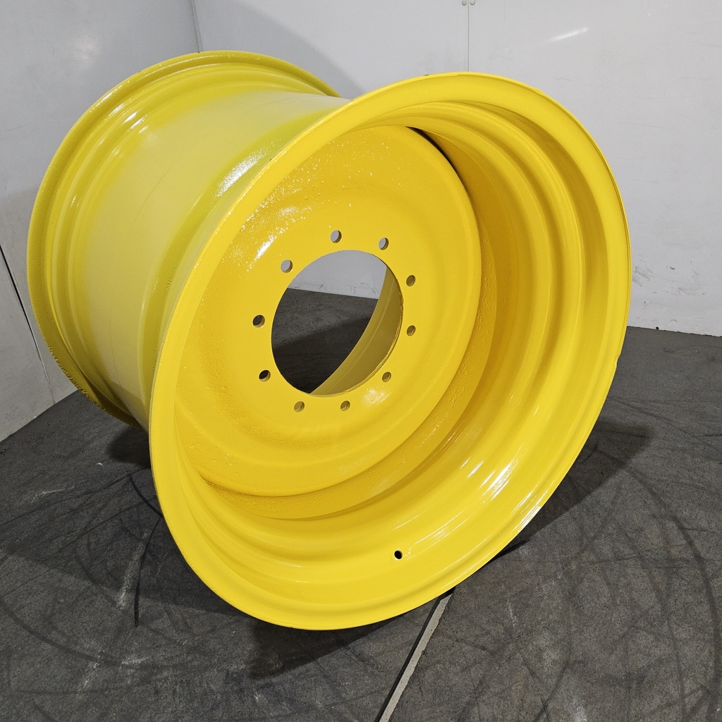 27"W x 32"D, John Deere Yellow 10-Hole Formed Plate , 2.62" Offset