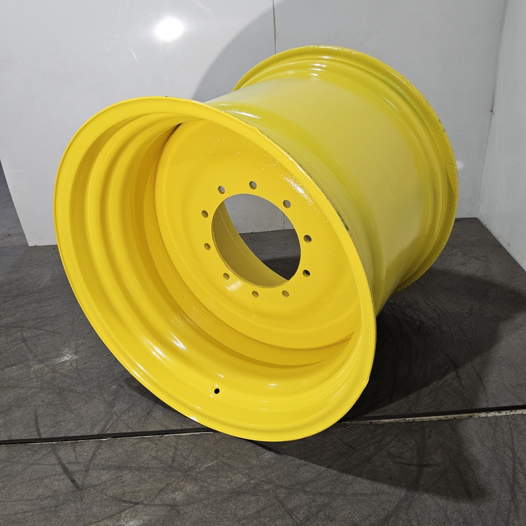 27"W x 32"D, John Deere Yellow 10-Hole Formed Plate , 2.62" Offset