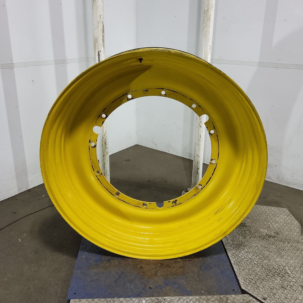 12"W x 50"D, John Deere Yellow 12-Hole Stub Disc , -3.12" Offset