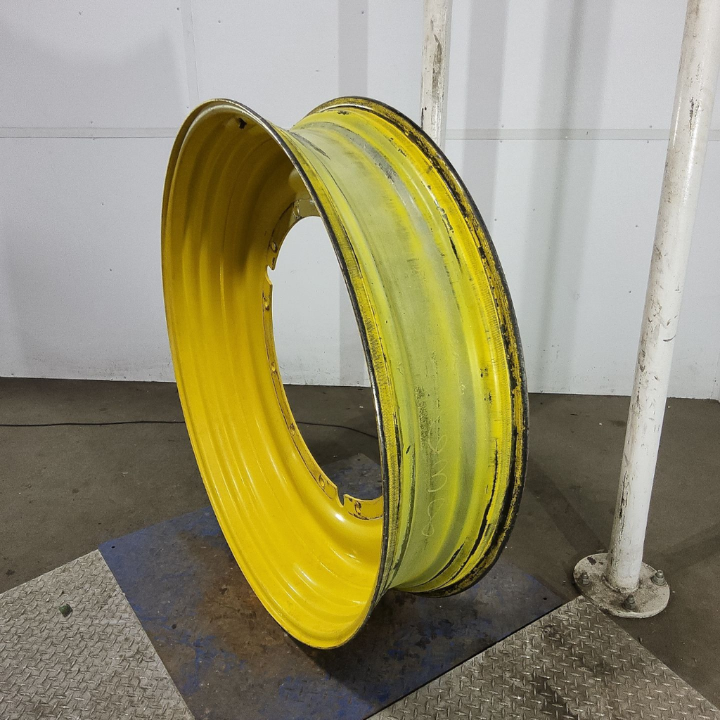 12"W x 50"D, John Deere Yellow 12-Hole Stub Disc , -3.12" Offset